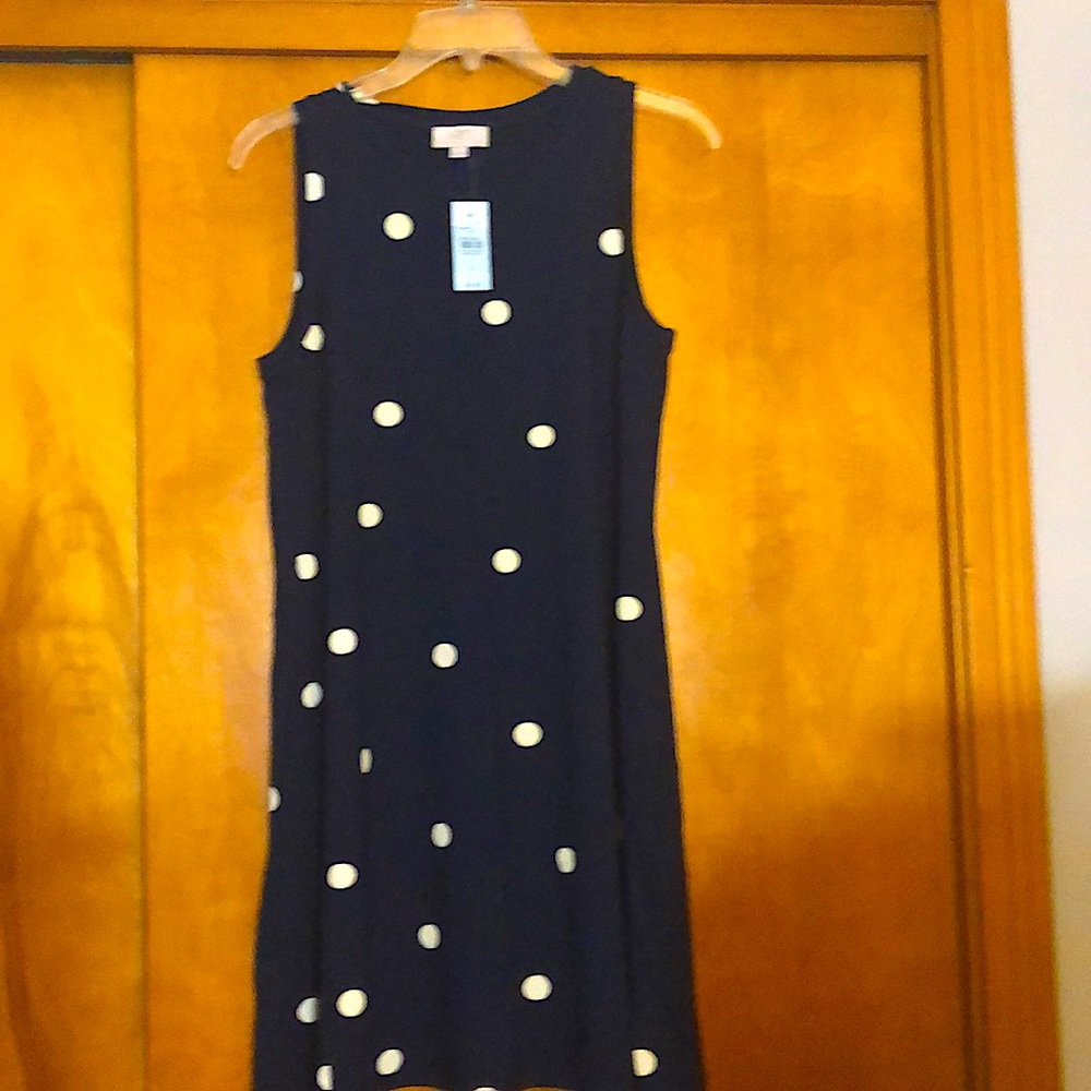 New Loft Outlet Summer Swing Dress, Medium Petite